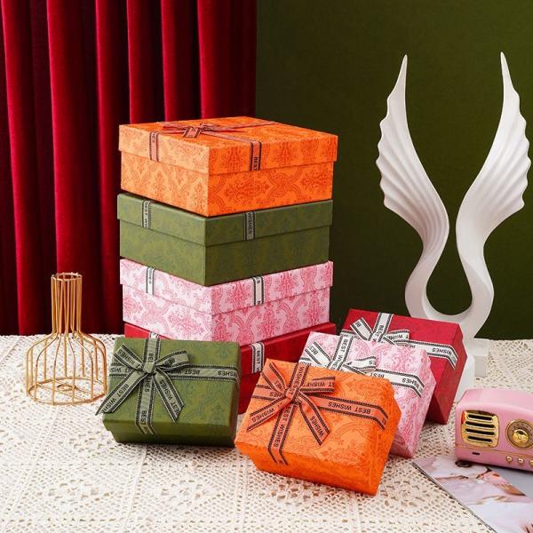 Customized Cardboard Paper Packaging Gift Jewelry Box with Foam Insert and 100% Recycled Material Paper