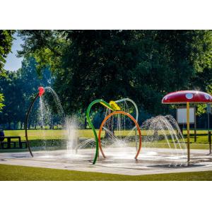 Galvanized Pipe Kids Water Playground Interactive Children'S Splash Park