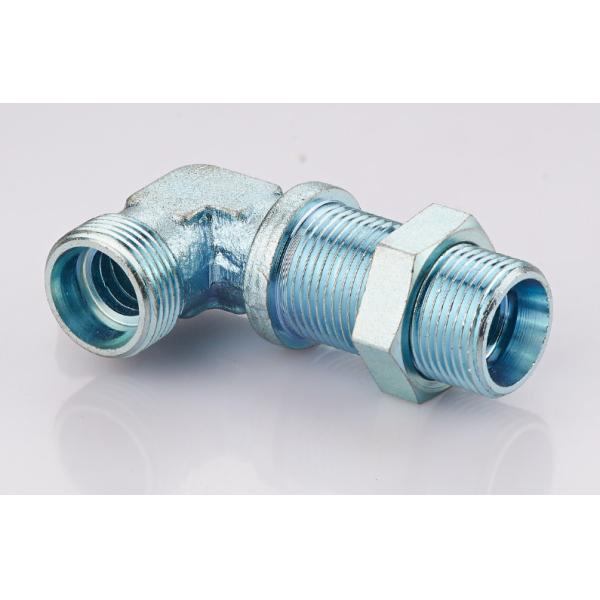 Bulkhead Elbow Male Din Hydraulic Fittings Din 2353 Passivation Surface
