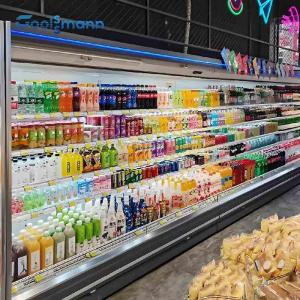 Buy cheap Single Temperature Open Front Display Fridge , Vertical Display Case Refrigerato from wholesalers