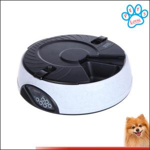 China 6 Meal LCD Digital electronic dog feeder Meal Dispenser Bowls with Recorder China factory on sale