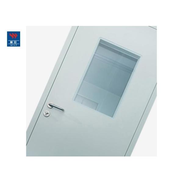 Air Tight Steel Swing Iron Glass 30min Fire Doors For Hospitals