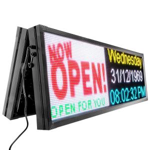China IP65 Waterproof Pole LED Display Window Showing Advertising Signs on sale