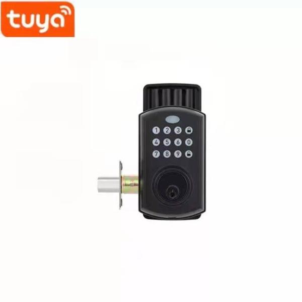 TUYA App Glass Door Smart Lock Aluminum Alloy Household Wooden Door Digital Lock