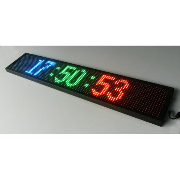 Business Outdoor Programmable Led Signs Waterproof IP65 Red Green Color