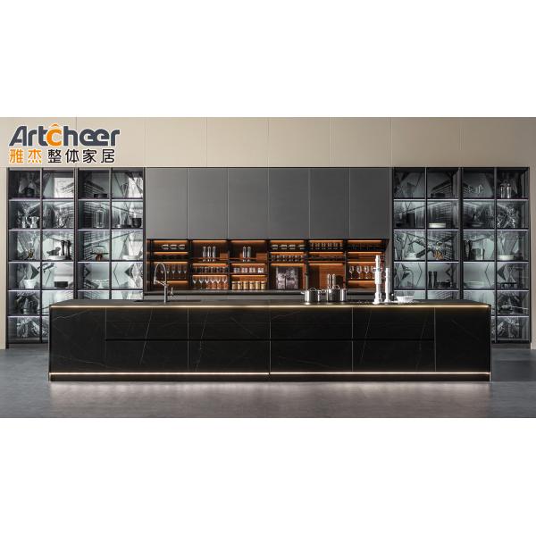 Modern Kitchen Cabinet Soft Close Hinges with Complete Sets Design in Cebu Philippines