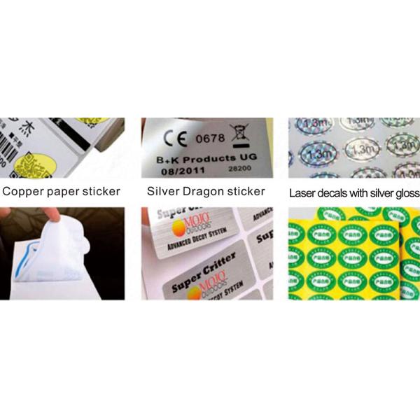 Eco Friendly Waterproof Qr Code Stickers , Custom Vinyl Self Adhesive Stickers
