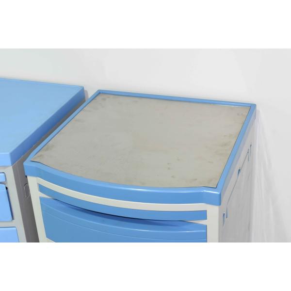 45CM 17.7in Hospital Medical Furniture Abs Bedside Cabinet With Drawer To Storage For Ward