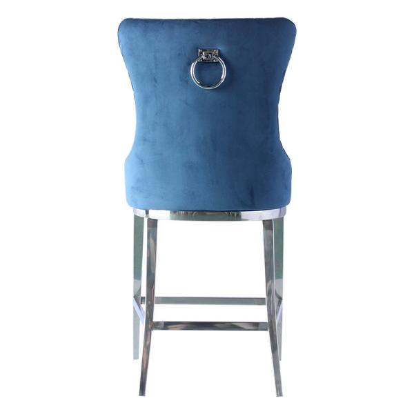 Stainless Steel Pub Table Chair Set Bar Chair With High Seat