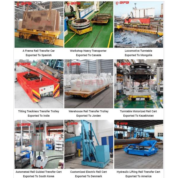 Battery Powered 50 Ton Lifting Rail Car