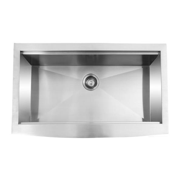 Single Bowl 36 Inch Kitchen Sink Apron Front Farmhouse Workstation 304 Stainless Steel