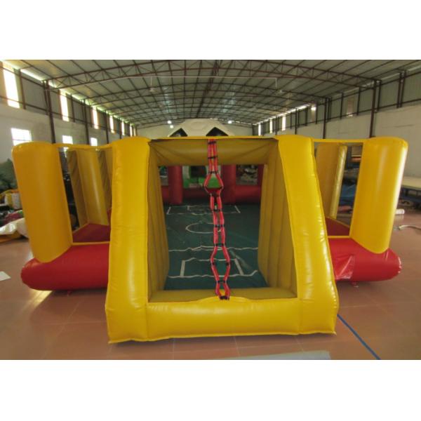 Amusement Park Inflatable Football Games Blow Up Football Pitch Inflatable