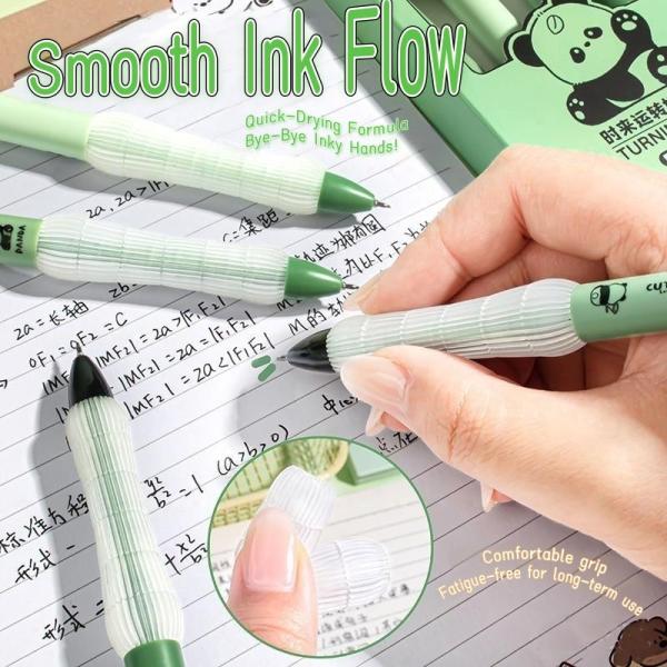 Creative Panda Rotating Gel Pen 0.5mm ST Tips Soft Grip Neutral Pen