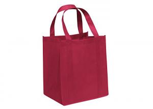Cheap FDA Red Large Non Woven Tote Bag Non Woven Polypropylene Shopping Bags wholesale