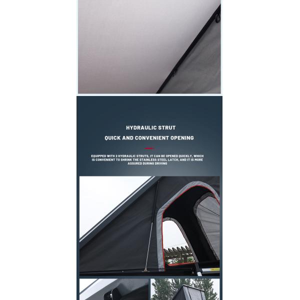 130x205x150cm Aluminum Alloy Four-Season Waterproof Camping Tent Hard Shell Roof