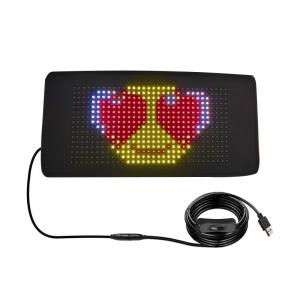 Cheap Rolling Bright Flexible Advertising Led Sign 5V Led Usb Car Sign Bluetooth App Control wholesale