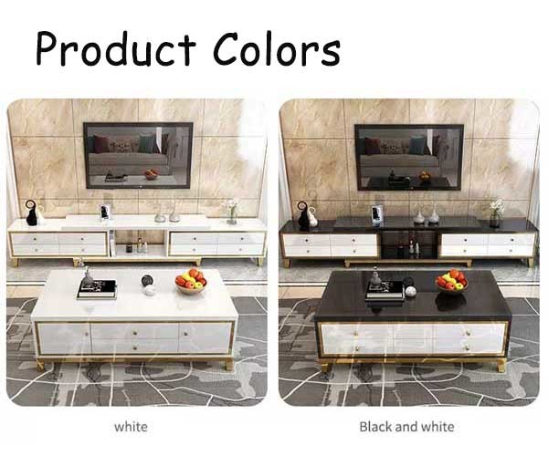 Factory Sale Living Room Furniture Sets Metal Center Coffee Tables