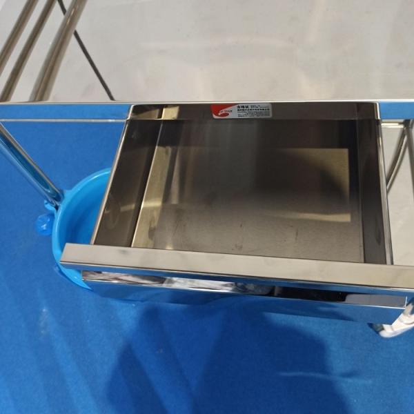 Hospital Medical Trolley Cart 430 Stainless Steel Nursing Treatment
