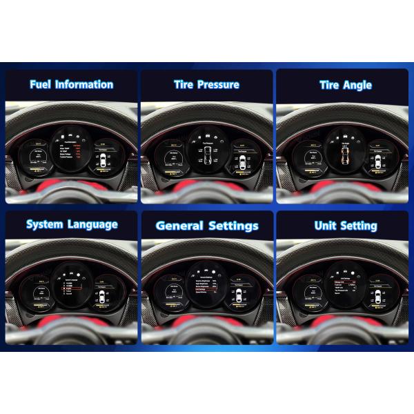 VIKNAV Digital Cluster Car Speedometer For Porsche Macan 2011-2018