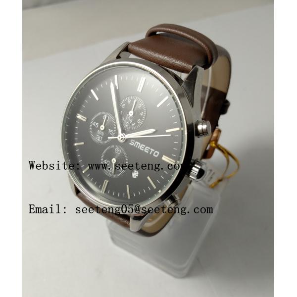 NEW!JAPAN MOVT QUARTZ WATCH STAINLESS STEEL BACK MEN WATCH WITH CAKENDAR