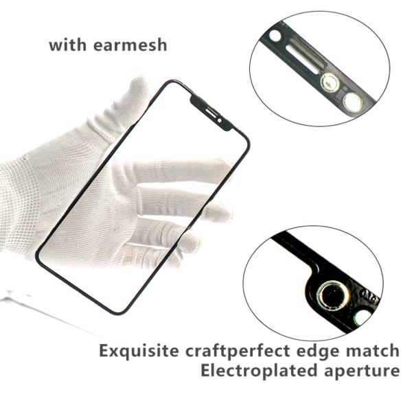100% Tested Front Glass Lens With Oca for Iphone X Xs Affordable and Durable