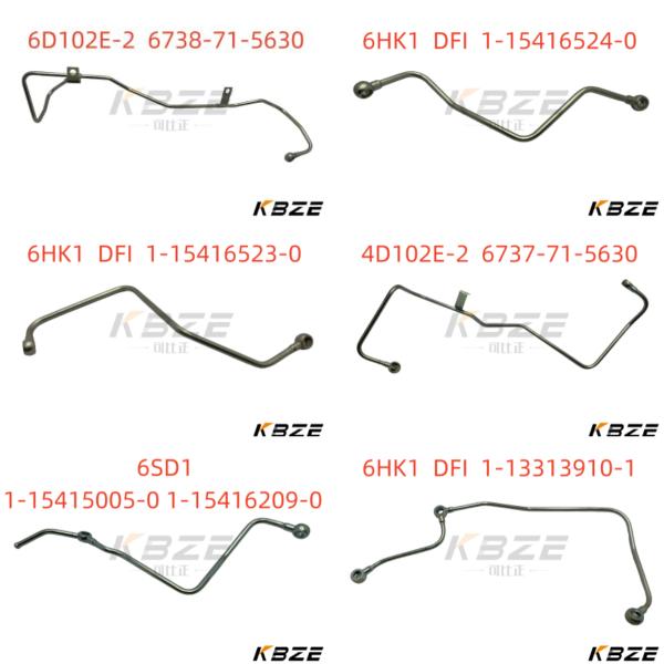 HIGH QUALITY J05 ENGINE FUEL SUPPLY PIPE VH166913730A FOR SK200-8 SK210 SK235 EXCAVATOR