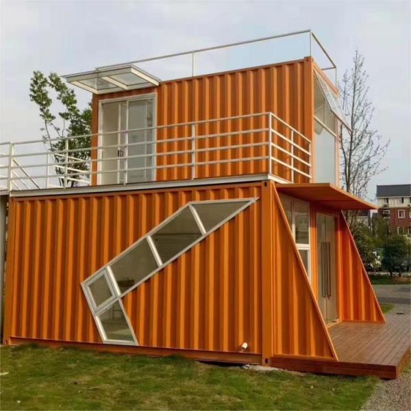 Light Steel Structure Frame Custom Guest House for Commercial Street Scenic Department