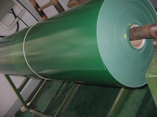 Low Noise PVC Conveyor Belts Different Colors Anti - Static Wtih Punching Holes