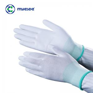 Cheap Antistatic Fabric Cleanroom Gloves ESD Knitted Work Gloves Cheap Price wholesale