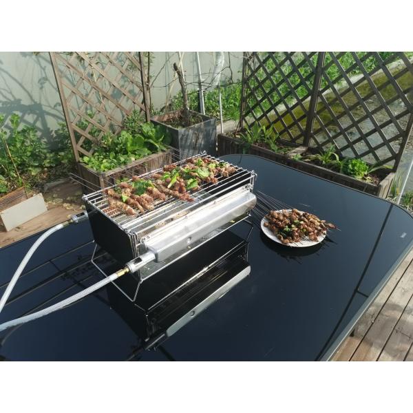 Easy Carry Folded Portable Bbq Grill Smokeless Infrared Gas Heater Barbecue Outdoor Oven