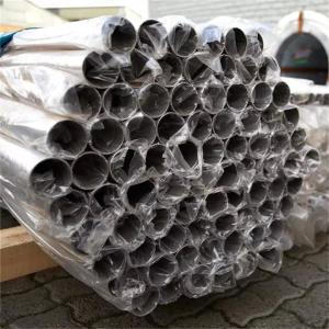 Decorative Welded Round Stainless Steel Pipes SS Tube SUS 201 316L 304