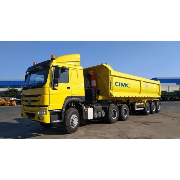 CIMC 3 Axle 60/80 Ton Semi Tipper Trailer for Sale Near Me with Lower Price Manufacturer