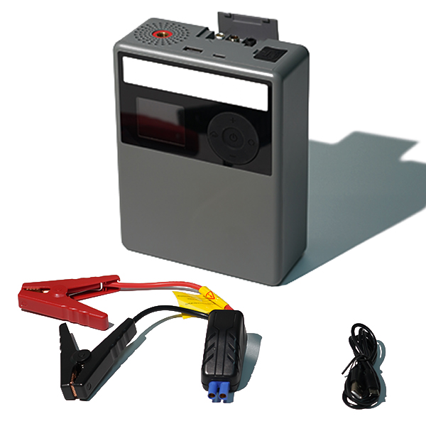 12000mAh Car Battery Jump Starters With Air Compressor Lightweight
