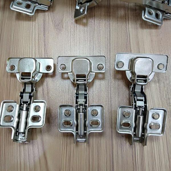 Polished Iron Locking Hidden Kitchen Cabinet Door Hinges Vertical Opening