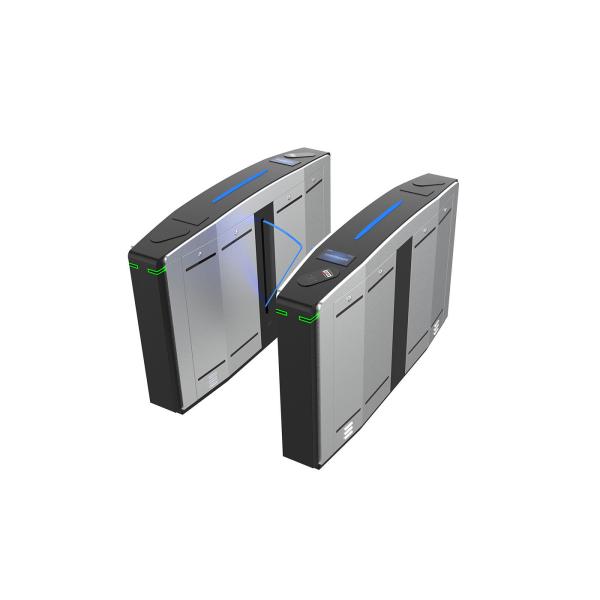 Quality Flap Barrier Gate Turnstile Pedestrian Access Gate With Card Reader for sale