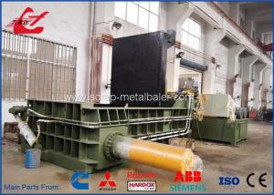 China Heavy Duty Copper Tubes Stainless Steel Pipes Scrap Metal Compactor Baling Press 74kW on sale