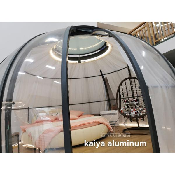 Aluminum Inflatable Clear Bubble Dome Tent For Resort Cafe Camping