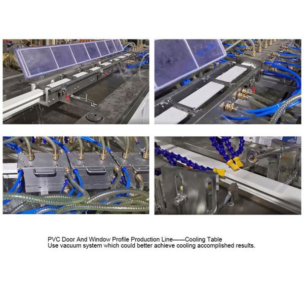 UPVC WPC PVC Profile Extrusion Line Making Machine For Window And Door