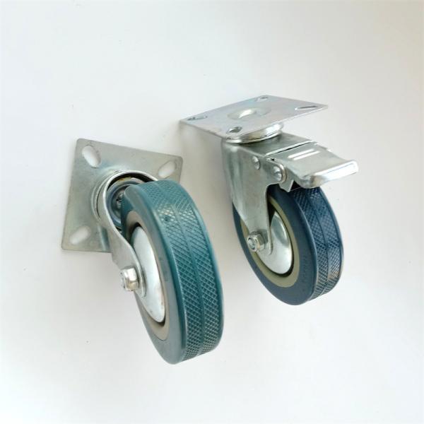 Plastic Light Duty Caster Wheels PP Swivel 50mm Castors For Hand Cart