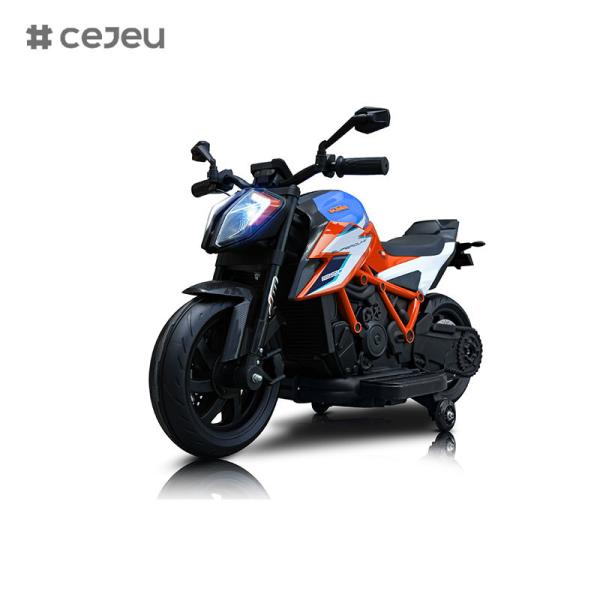 2024 factory wholesale Licensed KTM Baby toys motorcycles kids 10 years old baby motorbike ride on car kids electric mot