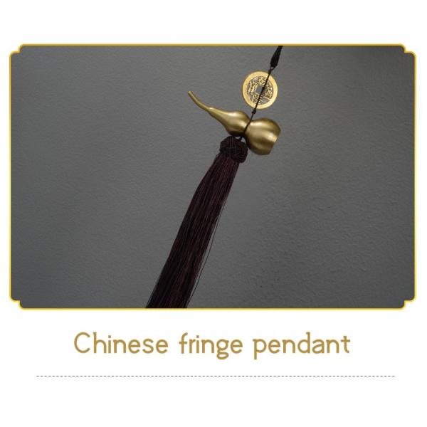 New Chinese Style Copper Enamel Color Fan Leaf Wall Lamp Corridor Wall Lamp