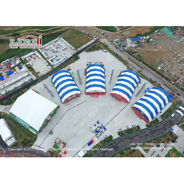 50x100m Aluminum Polygon Tents Outdoor Exhibition Tents , Custom Trade Show