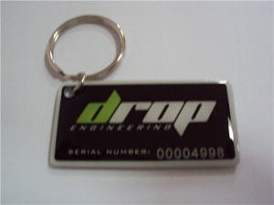 Cheap Exquisite poly resin key tag holder, branded key chain with Poly resin charms, MOQ300pcs, wholesale
