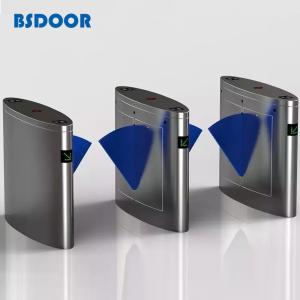 China School Fingerprint 0.6s Flap Barrier Turnstile Security Access Control on sale