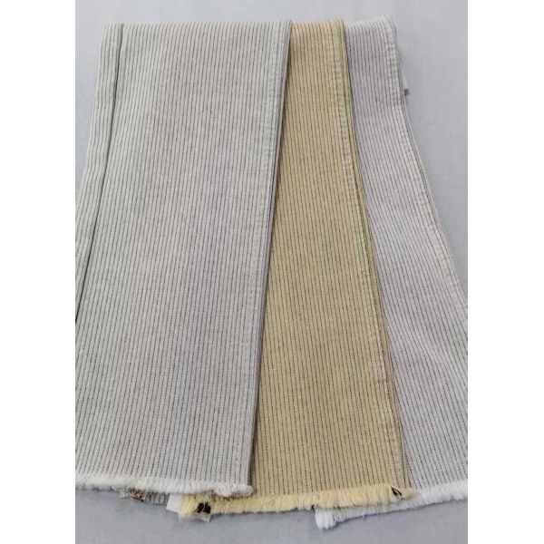 Beautiful lines Heavy weight with full width 180cm /10x7 Denim fabric for jeans