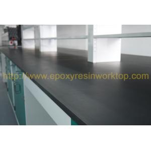 China Chemistry Science Lab Table Top Material , Lab Island Bench Flat / Eased Edge on sale