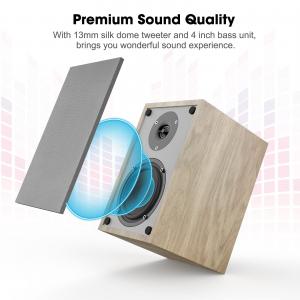 Cheap 100W Audio Bluetooth Bookshelf Speakers Wireless For Home Theater wholesale