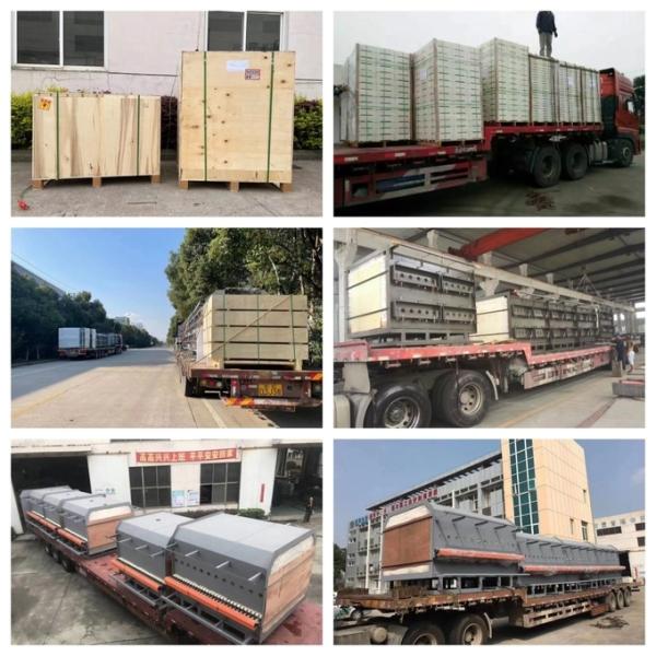 Non-standard industrial continuous gas mesh belt kiln for sintering of ceramic 8