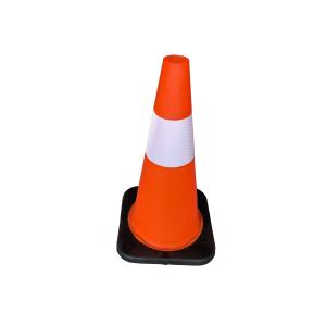 Cheap 45cm Emergency Orange Reflective PVC Traffic Cone wholesale
