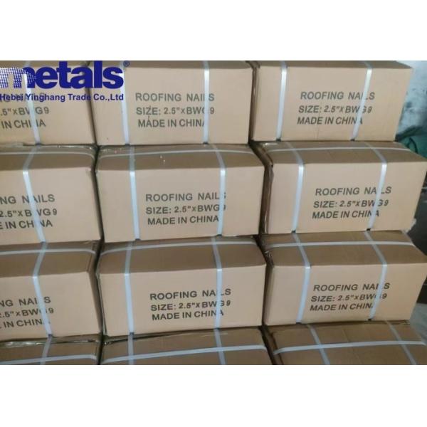 Perfect BWG 9x2.5 Inch Galvanized Roofing Nails Twisted Shank Umbrella Head